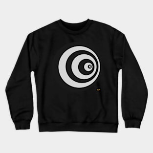 Black & White Circles Crewneck Sweatshirt